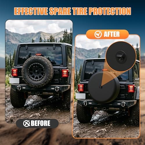 Moonet 32" Tire Cover for Jeep Wrangler JL - Image 3