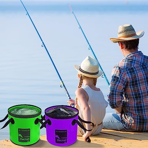 Collapsible Bucket 5 Gallon Container Folding Water Bucket Portable Wash Basin - Image 7
