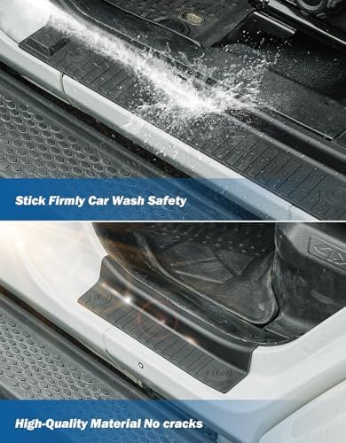 JOYTUTUS Door Sill Guards for 2018-2026 Wrangler JL JLU 4 Doors - Image 5