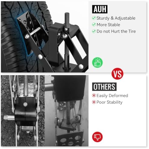 RV Wheel Stabilizer, X Shape Wheel Chocks Designed to Prevent Tire Wobble - Image 4