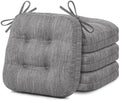 Shinnwa Kitchen Chair Cushions Set of 4, Dual-Layer Memory Foam Dining Chair by Shinnwa