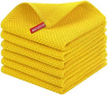 Homaxy 100% Cotton Waffle Weave Kitchen Dish Cloths 6-Pack by Homaxy