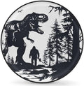 Black Dinosaur Spare Tire Cover Dust-Proof Wheel Protector by Unknown