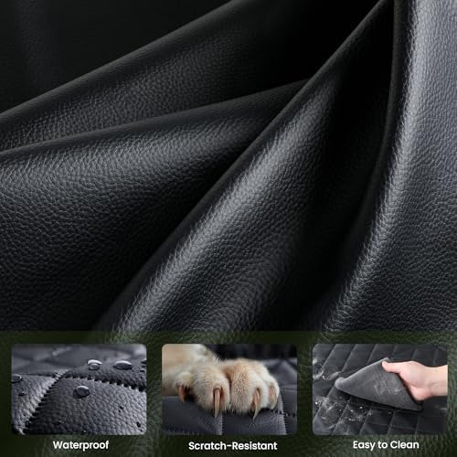 Pecute Dog Car Seat Cover for Back Seat 53.54 * 23.62 in, Car Window Fixing for - Image 5