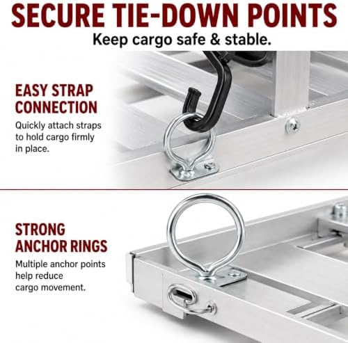 Hitch Mount Wheelchair Carrier, 500LBS - Image 4