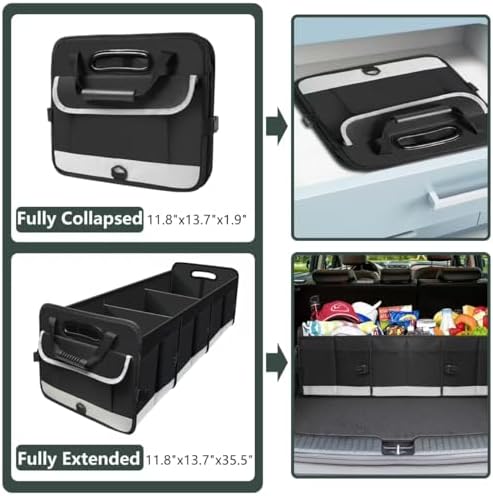 AOPHY Trunk Organizer - 95L Extra Large Capacity SUV Cargo Storage - Image 2