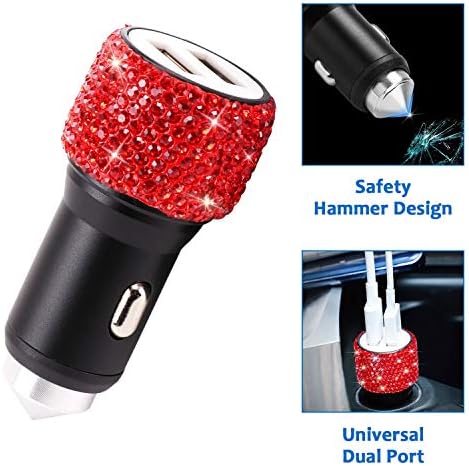 ToBeQueen 15-Piece Bling Car Accessories Set - Image 5