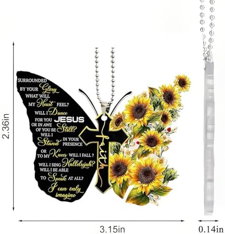 Butterfly Car Hanging Ornament, Hanging Charm Home Decoration Keepsake - Image 6
