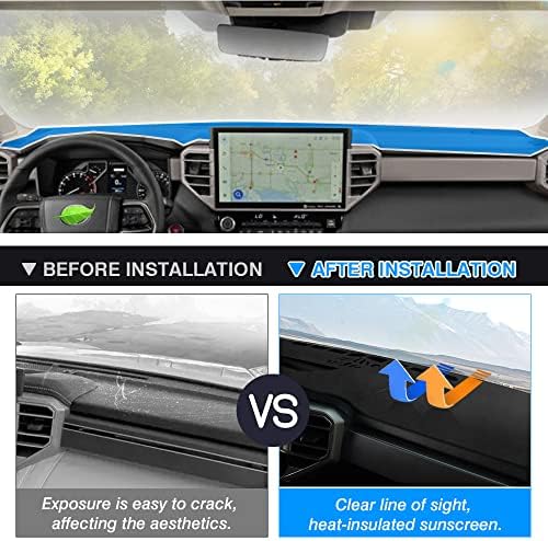 Autorder Dashboard Cover Mat for 2022 2023 2024 2025 2026 Toyota Tundra - Image 3