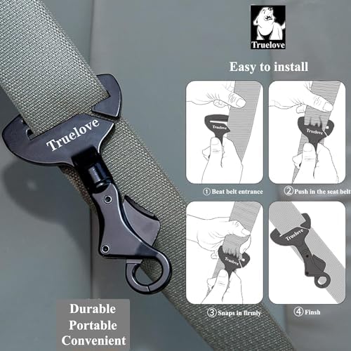 Truelove Vehicle Seat Belt Safety Buckle Lock, Dog Car Restraint, Universal - Image 5
