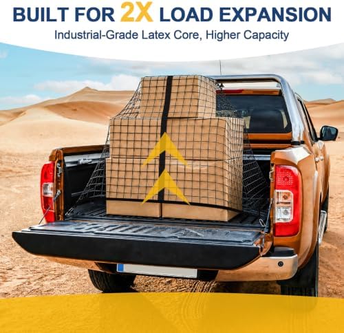 Cargo Net for Silverado/Ridgeline/Ram 1500/Tacoma/Tundra/Frontier/Sierra - Image 4