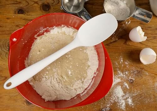 RSVP International Ela’s Favorite Silicone Spatula Spoon, Scrape Sauces - Image 5