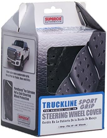 Superior 58-0470B Truckline Sport Grip Steering Wheel Cover by Unknown