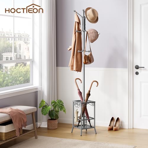 Hoctieon Coat Rack Freestanding, Coat Tree - Image 2