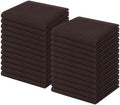 Homaxy 100% Cotton Waffle Weave Kitchen Dish Cloths 24-Pack, Dark Brown by Homaxy