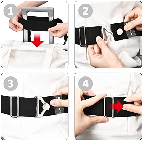 2-in-1 Travel Belt Luggage Straps Over Handle - Image 7