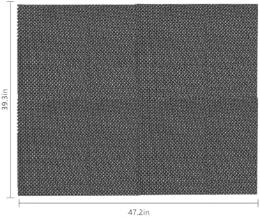 47 x 40 Inch Car Roof Rack Pad Rooftop Cargo Bag Protective Mat Black - Image 2