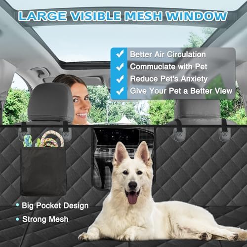 Kytely Hard Bottom Dog Car Seat Cover - Image 2