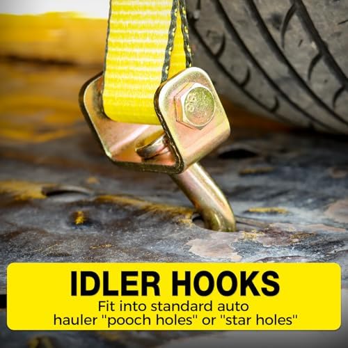Car Hauler Straps 4-Pack Heavy Duty 2inx10ft - Image 5
