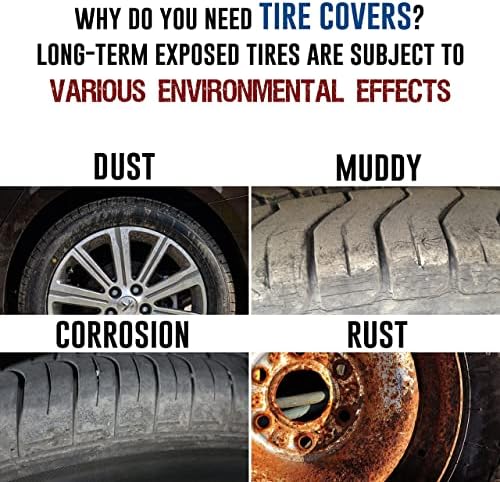 Mountain is Calling Vintage Spare Tire Cover Weatherproof Wheel Protectors - Image 7