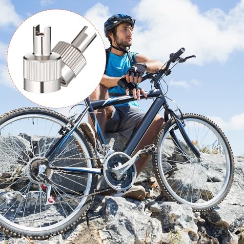 10pcs Metal Tire Valve Stem Caps Slotted Slot Valves Caps - Image 7