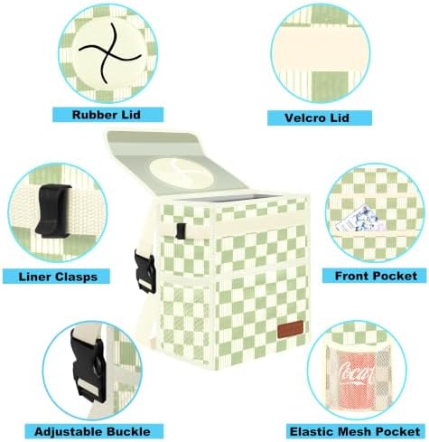 Femuar Leak Proof Car Trash Can - Image 2