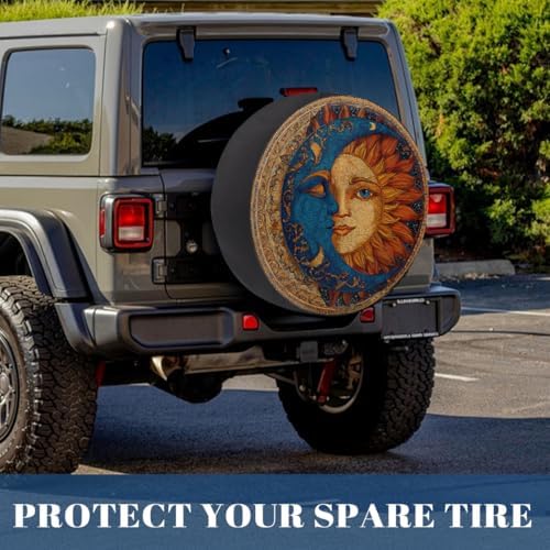 Moon Spare Tire Cover Waterproof Dust-Proof Spare Wheel Covers - Image 6