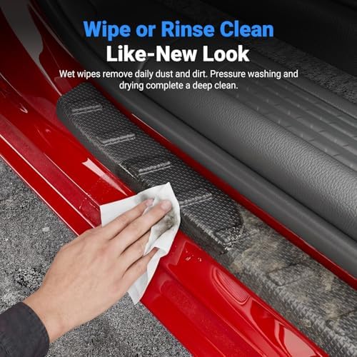 4PCS Door Sill Protector Compatible - Image 3
