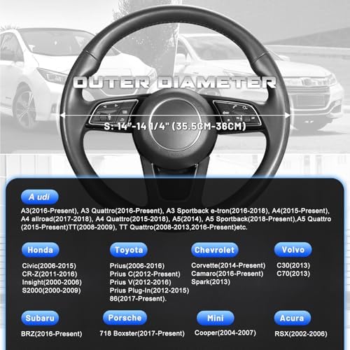 SEG Direct Car Steering Wheel Cover - Image 5