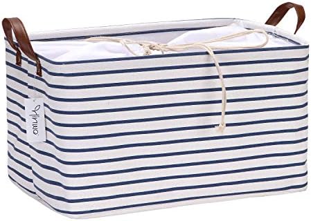 Hinwo 31L Large Canvas Storage Bin by Hinwo