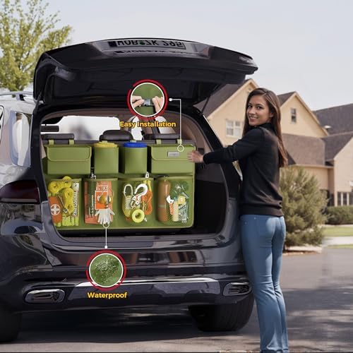 SURDOCA Car Trunk Organizer, LARGE CAPACITY Car Storage Bag - Image 4