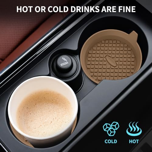 ME.FAN Car Cup Holder Coasters Silicone Cups Mats, Automotive Universal - Image 6
