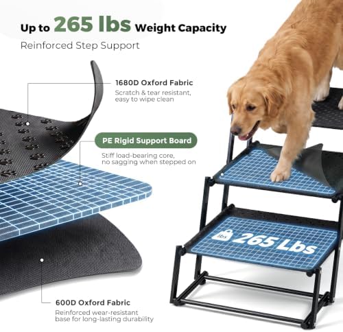 4‑Step Dog Stairs for Car Trunk - Image 5