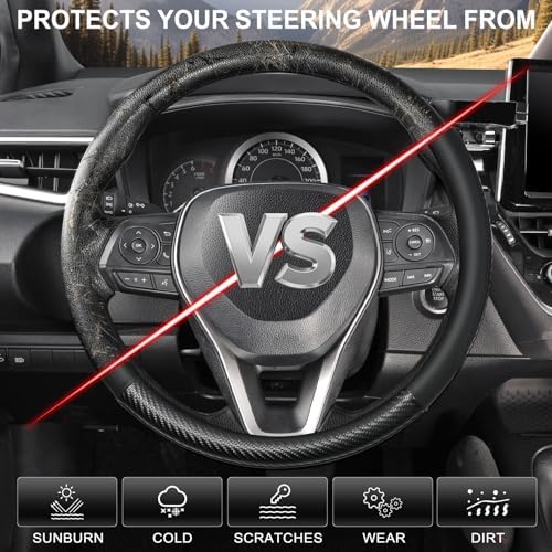 SEG Direct Steering Wheel Cover 14.5"-15" Heavy-Duty - Image 4
