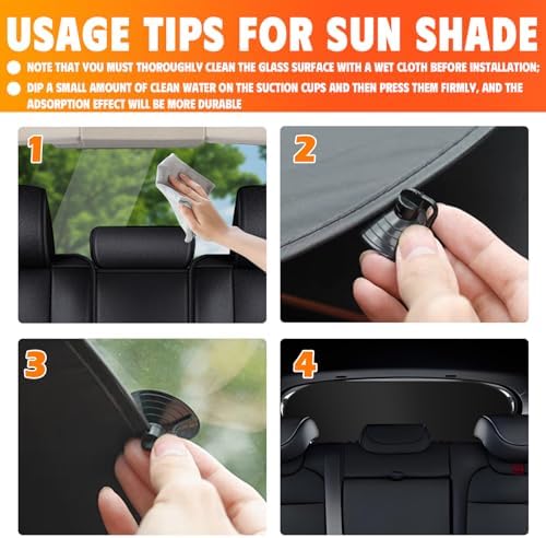 39.37"x19.76" Car Rear Window Sun Shade - Image 6