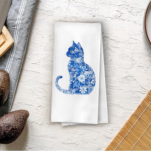 Flower Cat Kitchen Towel - Image 4