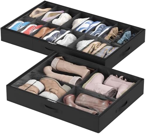 Lifewit Under Bed Shoe Storage Organizer, 1 Pack by Lifewit