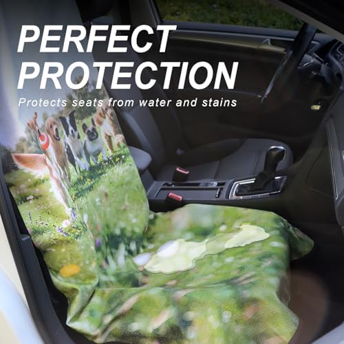 Car Seat Cover Protector Front Seats, - Image 7