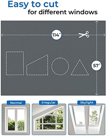 Sumobaby Blackout Curtains for Bedroom 114"x57" Portable No Drill Black Out - Image 4