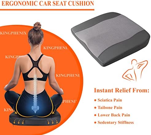 Lofty Aim Car Seat Cushion, Memory Foam Car Seat Cushions - Image 3