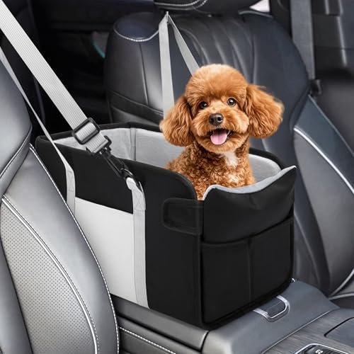 Portable Dog Car Seat for Small Dogs, Puppy Car Seat by NECKORY