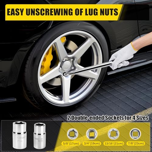 Car Jack Kit, Scissor Jack for Car 2.5 Ton Portable Cars Jack - Image 5