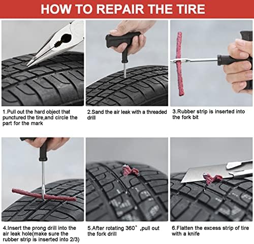 60 Pcs Tire Plugs Repair, Tire Repair Gum - Image 6