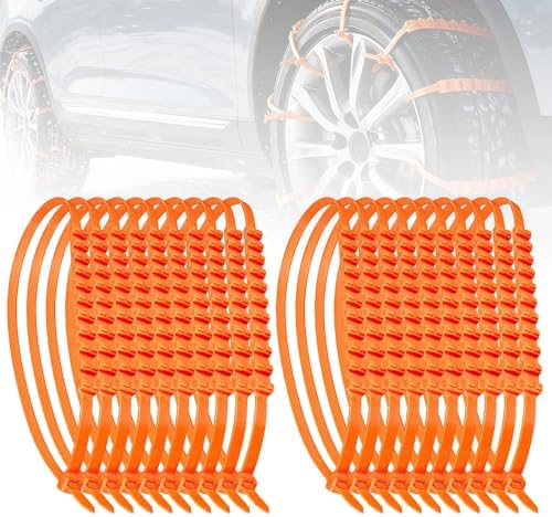Universal Anti-Skid Snow Tire Chains, 2026 New Emergency Traction Cables by LANMOK