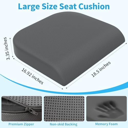 TranquilRelax XL Memory Foam Seat Cushion - Image 3