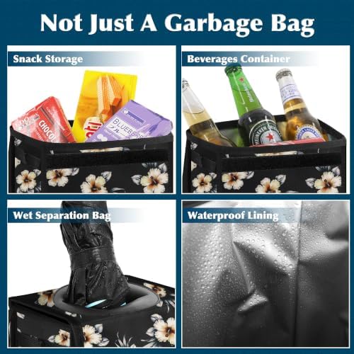 Femuar Leak Proof Car Trash Can - Image 4