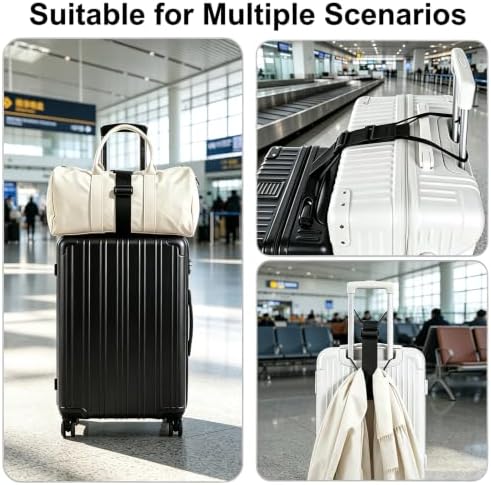 2 Pack Adjustable Luggage Connector Straps - Image 5
