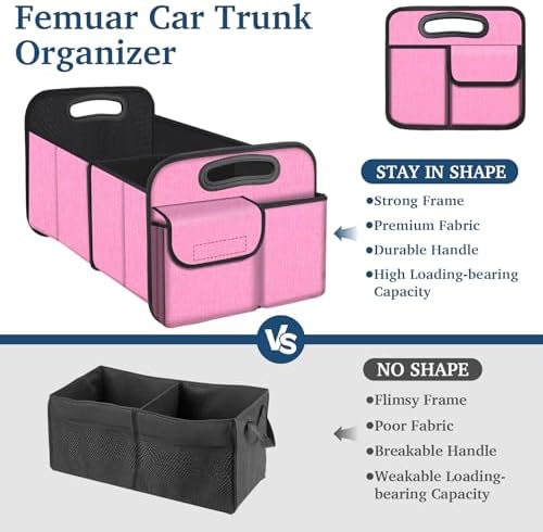 Femuar Car Trunk Organizer, Car Storage Organizer - Image 3