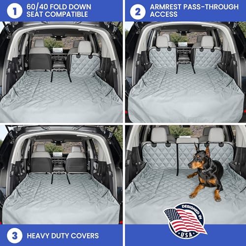 4Knines SUV Cargo Liner for Dogs, Fold Down Seats - Image 6
