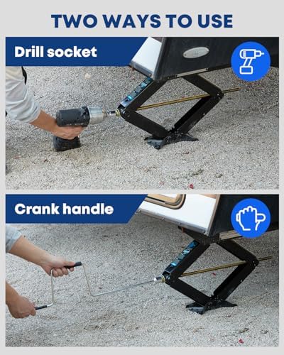 Kohree 9500lbs RV Stabilizer Jacks, Max Lifting Height 24" - Image 3